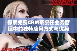 探索免费CRM系统在业务管理中的独特应用方式与优势