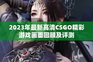 2023年最新高清CSGO精彩游戏画面回顾及评测