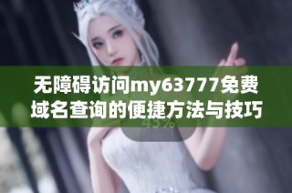 无障碍访问my63777免费域名查询的便捷方法与技巧