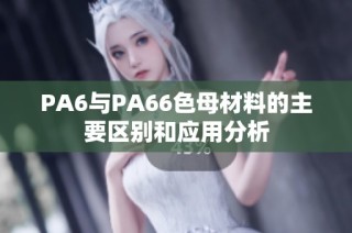 PA6与PA66色母材料的主要区别和应用分析