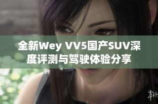 全新Wey VV5国产SUV深度评测与驾驶体验分享