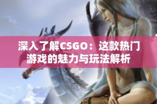 深入了解CSGO：这款热门游戏的魅力与玩法解析