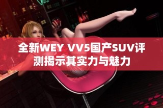 全新WEY VV5国产SUV评测揭示其实力与魅力