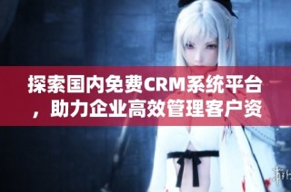 探索国内免费CRM系统平台，助力企业高效管理客户资源