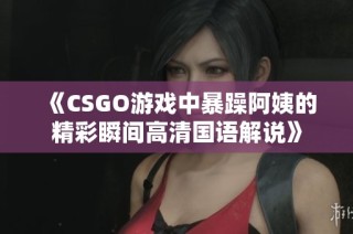 《CSGO游戏中暴躁阿姨的精彩瞬间高清国语解说》