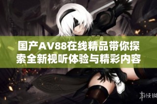 国产AV88在线精品带你探索全新视听体验与精彩内容