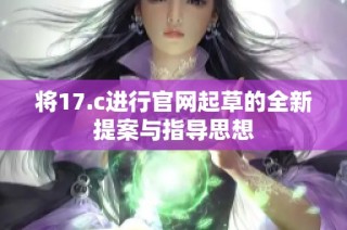 将17.c进行官网起草的全新提案与指导思想