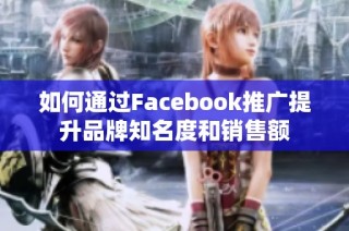 如何通过Facebook推广提升品牌知名度和销售额