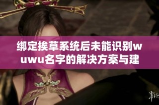 绑定挨草系统后未能识别wuwu名字的解决方案与建议