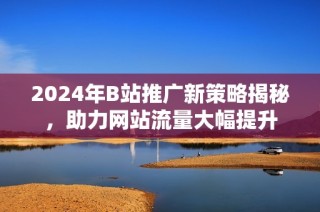 2024年B站推广新策略揭秘，助力网站流量大幅提升