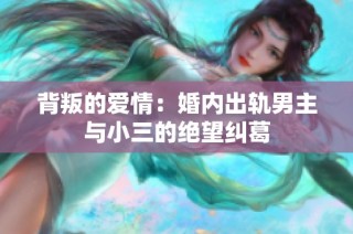 背叛的爱情：婚内出轨男主与小三的绝望纠葛