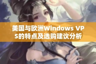 美国与欧洲Windows VPS的特点及选购建议分析