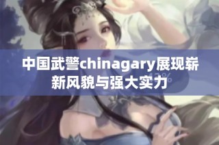 中国武警chinagary展现崭新风貌与强大实力