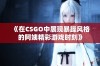 《在CSGO中展现暴躁风格的阿姨精彩游戏时刻》