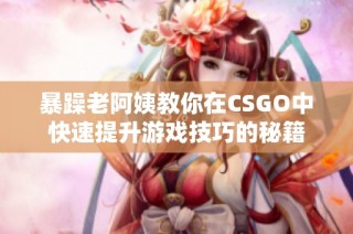 暴躁老阿姨教你在CSGO中快速提升游戏技巧的秘籍