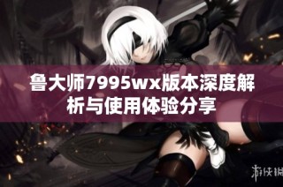 鲁大师7995wx版本深度解析与使用体验分享