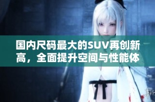 国内尺码最大的SUV再创新高，全面提升空间与性能体验