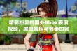 精彩纷呈的国外Bbox表演视频，展现音乐与节奏的完美结合