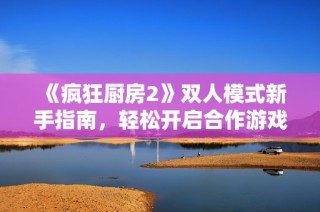 《疯狂厨房2》双人模式新手指南，轻松开启合作游戏乐趣