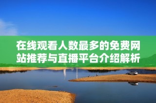 在线观看人数最多的免费网站推荐与直播平台介绍解析