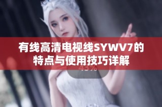 有线高清电视线SYWV7的特点与使用技巧详解