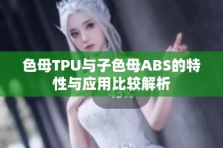 色母TPU与子色母ABS的特性与应用比较解析