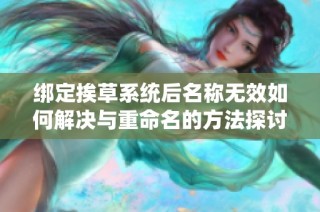 绑定挨草系统后名称无效如何解决与重命名的方法探讨