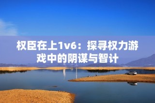 权臣在上1v6：探寻权力游戏中的阴谋与智计