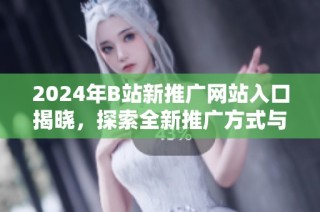 2024年B站新推广网站入口揭晓，探索全新推广方式与机遇