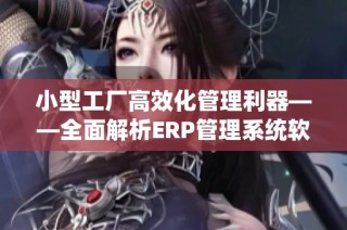 小型工厂高效化管理利器——全面解析ERP管理系统软件