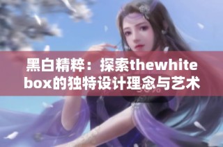 黑白精粹：探索thewhitebox的独特设计理念与艺术魅力