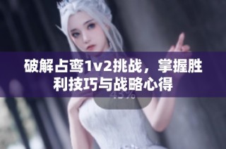 破解占鸾1v2挑战，掌握胜利技巧与战略心得