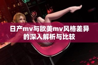 日产mv与欧美mv风格差异的深入解析与比较