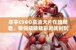 尽享CSGO高清大片在线观看，带你领略精彩对战时刻