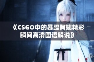 《CSGO中的暴躁阿姨精彩瞬间高清国语解说》