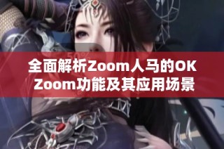 全面解析Zoom人马的OK Zoom功能及其应用场景