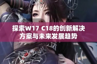 探索W17 C18的创新解决方案与未来发展趋势