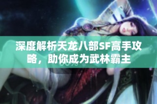 深度解析天龙八部SF高手攻略，助你成为武林霸主