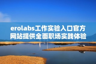 erolabs工作实验入口官方网站提供全面职场实践体验指南