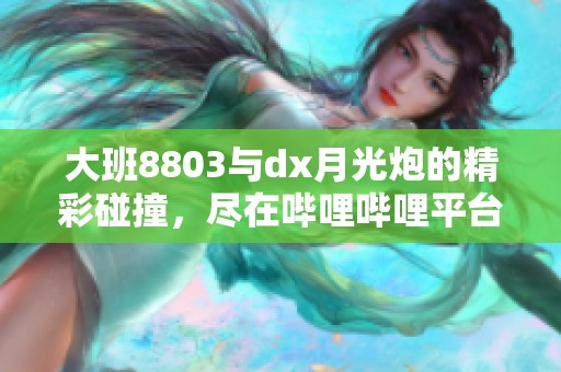 大班8803与dx月光炮的精彩碰撞，尽在哔哩哔哩平台上观看