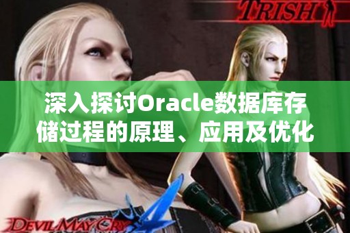 深入探讨Oracle数据库存储过程的原理、应用及优化策略