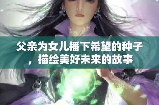 父亲为女儿播下希望的种子，描绘美好未来的故事