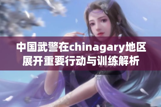 中国武警在chinagary地区展开重要行动与训练解析