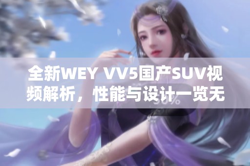 全新WEY VV5国产SUV视频解析，性能与设计一览无遗