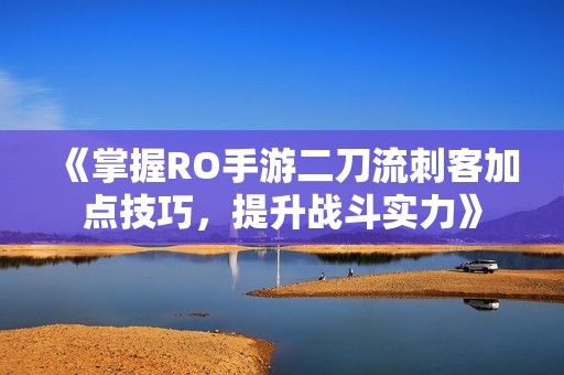 《掌握RO手游二刀流刺客加点技巧，提升战斗实力》