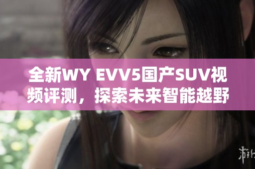 全新WY EVV5国产SUV视频评测，探索未来智能越野体验