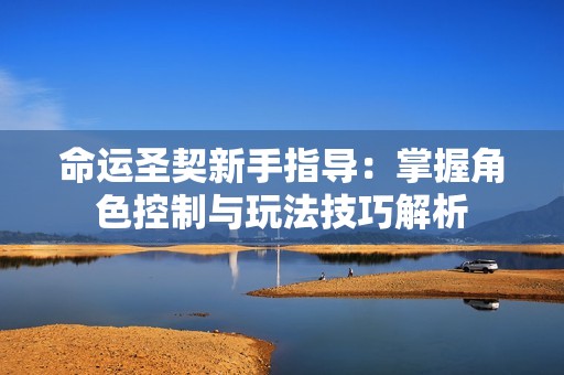 命运圣契新手指导：掌握角色控制与玩法技巧解析