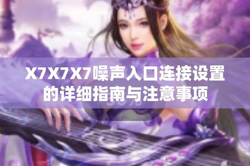 X7X7X7噪声入口连接设置的详细指南与注意事项