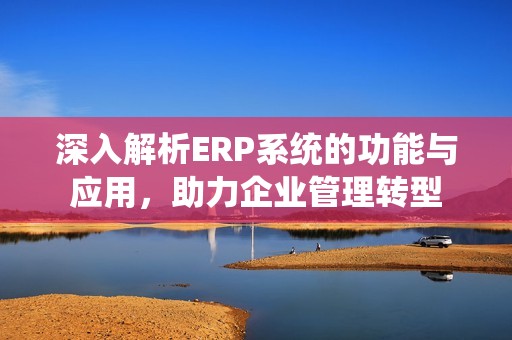 深入解析ERP系统的功能与应用，助力企业管理转型