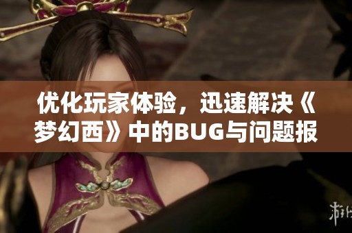 优化玩家体验，迅速解决《梦幻西》中的BUG与问题报告